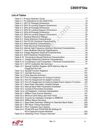 C8051F540-IM Datasheet Page 9