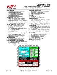 C8051F912-GDI Datasheet Cover