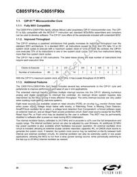 C8051F912-GUR Datasheet Page 20