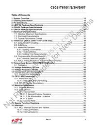 C8051T610-GQR Datasheet Page 3