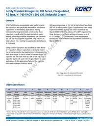 C961U222MWWDCAWL20 Datasheet Cover