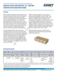 CA052X222K1GAC7800 Datasheet Cover