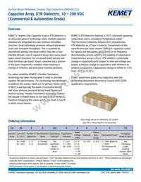 CA052X683K5RAC7800 Datasheet Cover