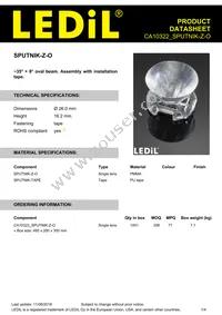 CA10322_SPUTNIK-Z-O Datasheet Cover