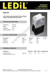 CA10569_OSS-2-M Datasheet Cover