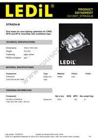 CA10927_STRADA-B Datasheet Cover