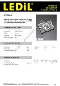 CA10967_STRADA-C Datasheet Cover