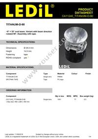 CA11240_TITANUM-O-90 Datasheet Cover