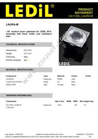 CA11355_LAURA-M Datasheet Cover