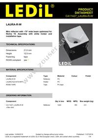 CA11427_LAURA-R-W Datasheet Cover
