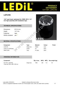 CA11481_LXP2-RS Datasheet Cover