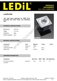 CA11766_LAURA-WW Datasheet Cover