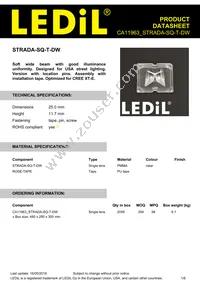 CA11963_STRADA-SQ-T-DW Datasheet Cover