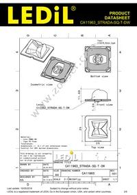 CA11963_STRADA-SQ-T-DW Datasheet Page 2