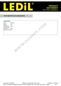 CA11975_LAURA-D Datasheet Page 3