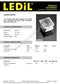 CA12011_LAURA-SS-PIN Datasheet Cover