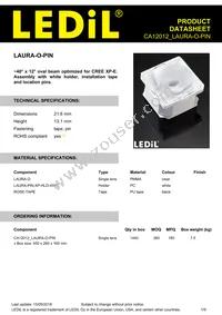 CA12012_LAURA-O-PIN Datasheet Cover