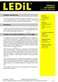 CA12505_MIRA-WW Datasheet Page 5