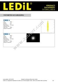 CA12665_LXB2-D Datasheet Page 2
