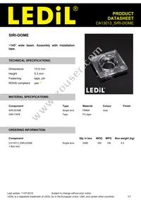 CA13013_SIRI-DOME Datasheet Cover