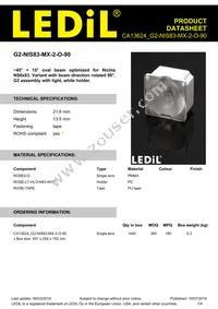 CA13624_G2-NIS83-MX-2-O-90 Datasheet Cover