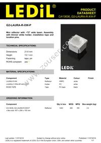 CA13636_G2-LAURA-R-XW-P Datasheet Cover