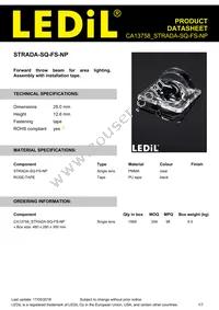 CA13758_STRADA-SQ-FS-NP Datasheet Cover