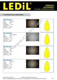 CA14442_VERONICA-SQ-W Datasheet Page 7