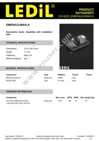 CA14523_EMERALD-MAXI-A Datasheet Cover