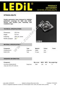 CA16169_STRADA-SQ-PX Datasheet Cover