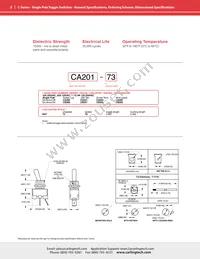 CA201-73 Datasheet Page 2