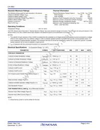CA3083MZ Datasheet Page 2