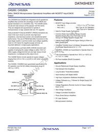 CA5260M Datasheet Cover