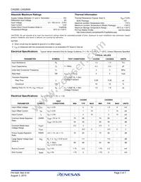 CA5260M Datasheet Page 3