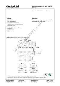 CA56-11CGKWA Datasheet Cover