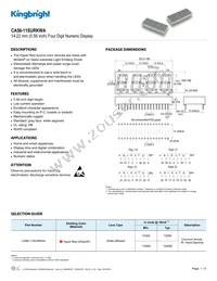 CA56-11SURKWA Datasheet Cover