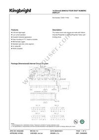 CA56-11YWA Datasheet Cover