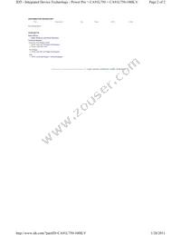 CA91L750-100ILV Datasheet Page 2