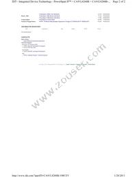 CA91L8260B-100CEV Datasheet Page 2