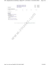 CA91L862A-50IEV Datasheet Page 2