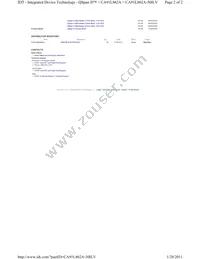 CA91L862A-50ILV Datasheet Page 2