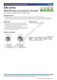 CAA572C0G3A663J640LH Datasheet Page 3