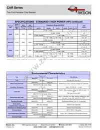 CAR0805-470KB1 Datasheet Page 2