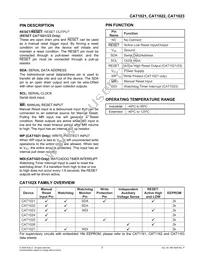 CAT1023ZI-25-T3 Datasheet Page 3