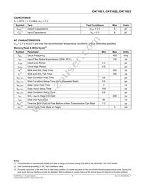 CAT1023ZI-25-T3 Datasheet Page 5