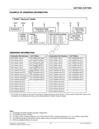 CAT1025LI25 Datasheet Page 19