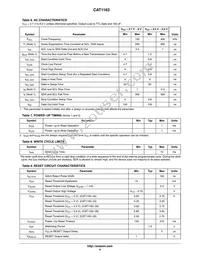 CAT1163WI-45-G Datasheet Page 4