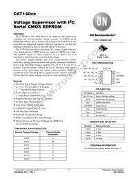 CAT140029TWI-G Datasheet Cover