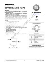 CAT24AA16WI-GT3 Datasheet Cover