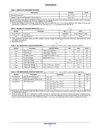 CAT24AA16WI-GT3 Datasheet Page 2